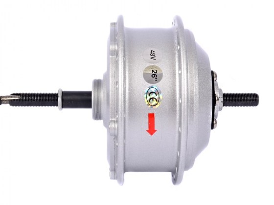 Мотор-колесо редукторное MXUS FX08R 48В 350Вт заднее