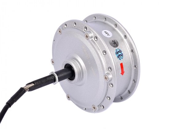 Мотор-колесо редукторное MXUS FX08R 48В 350Вт заднее
